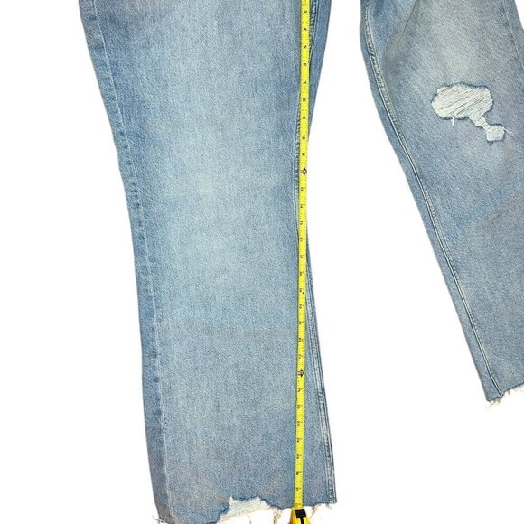 Lucky Brand Boyfriend Mid Rise Flare Ankle Jean | Size 20 - Picture 3 of 6